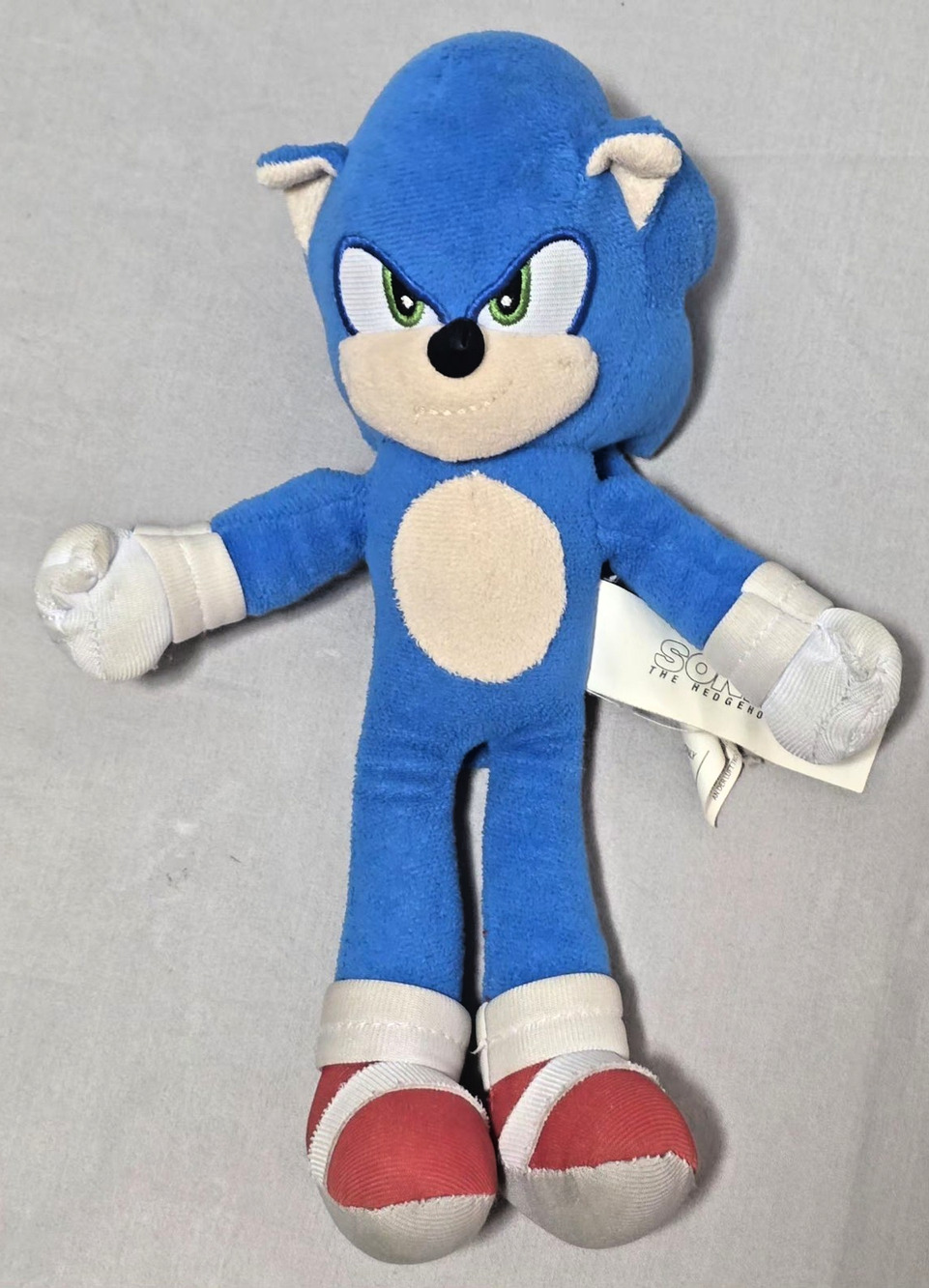 Sonic the Hedgehog 2 Movie Plush 9" Jakks Pacific 2022 Authentic SEGA
